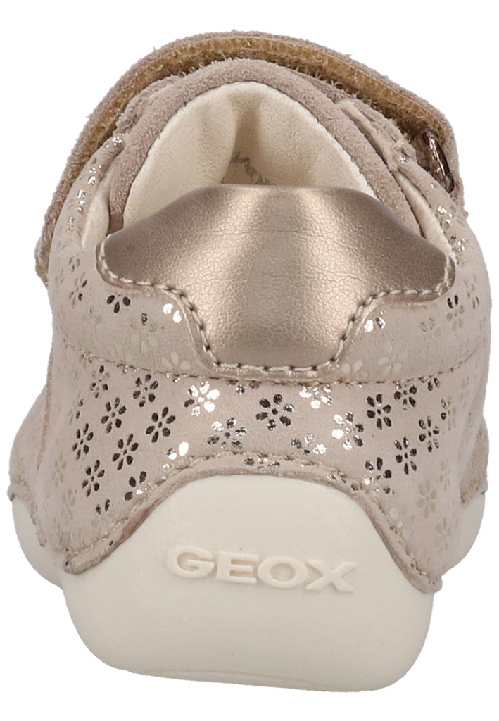 Geox Halbschuhe Leder Beige/Gold