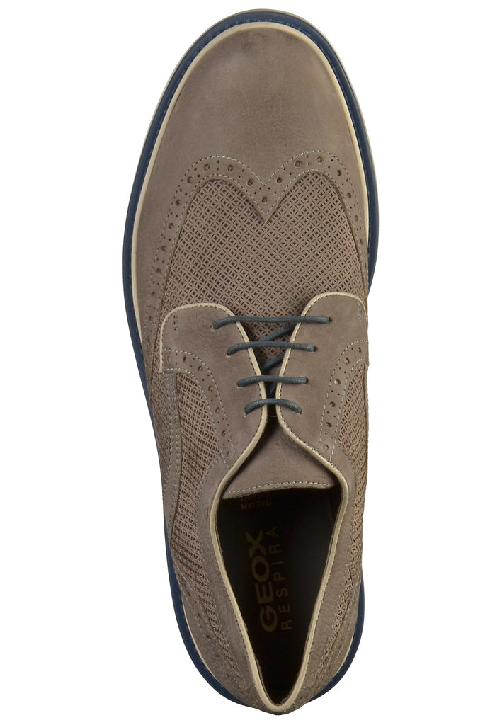 Geox Halbschuhe Leder Grau