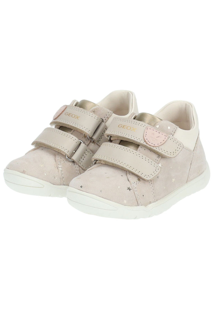 Geox Halbschuhe Leder/Synthetik Beige/Gold