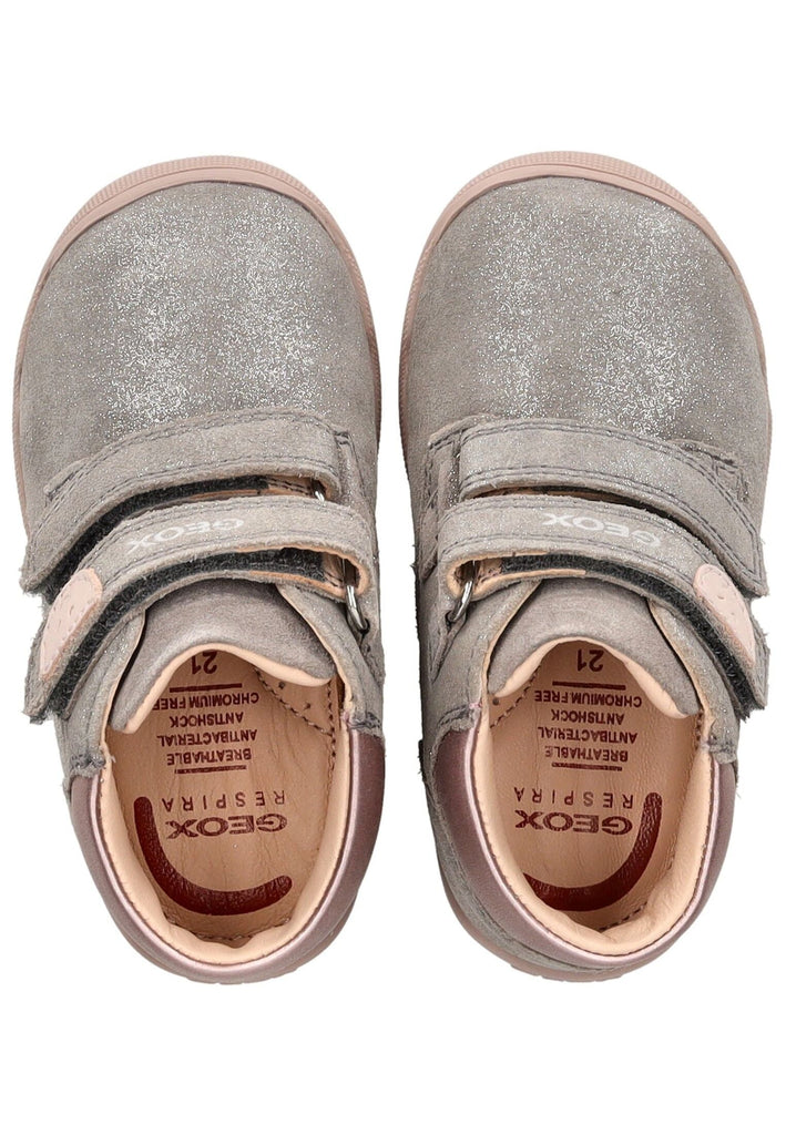 Geox Halbschuhe Leder/Synthetik Grau/Rosa