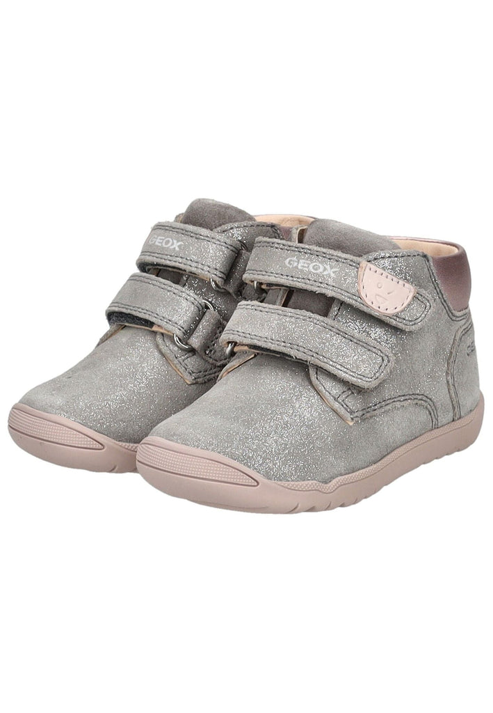 Geox Halbschuhe Leder/Synthetik Grau/Rosa