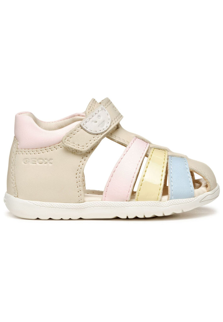 Geox Halbschuhe Leder/Synthetik Ivory