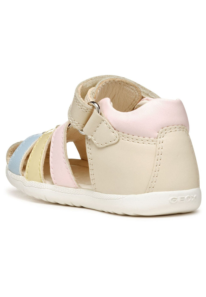 Geox Halbschuhe Leder/Synthetik Ivory