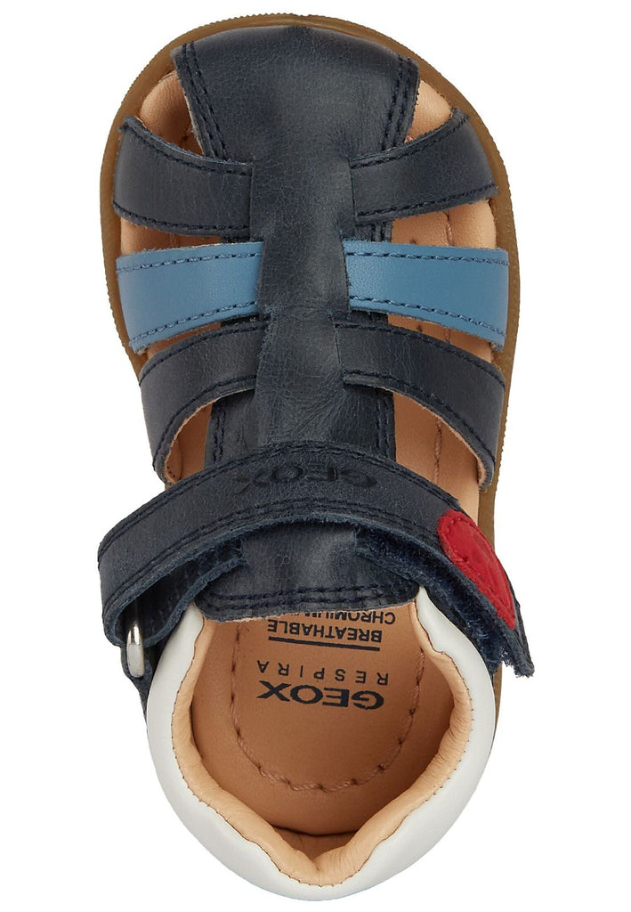 Geox Halbschuhe Leder/Synthetik Navy