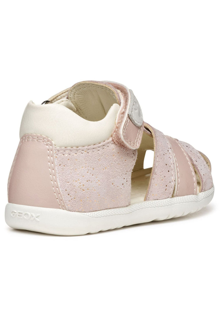 Geox Halbschuhe Leder/Synthetik Rosa/Weiß