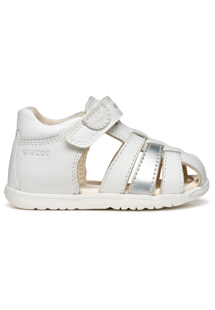 Geox Halbschuhe Leder/Synthetik Weiß