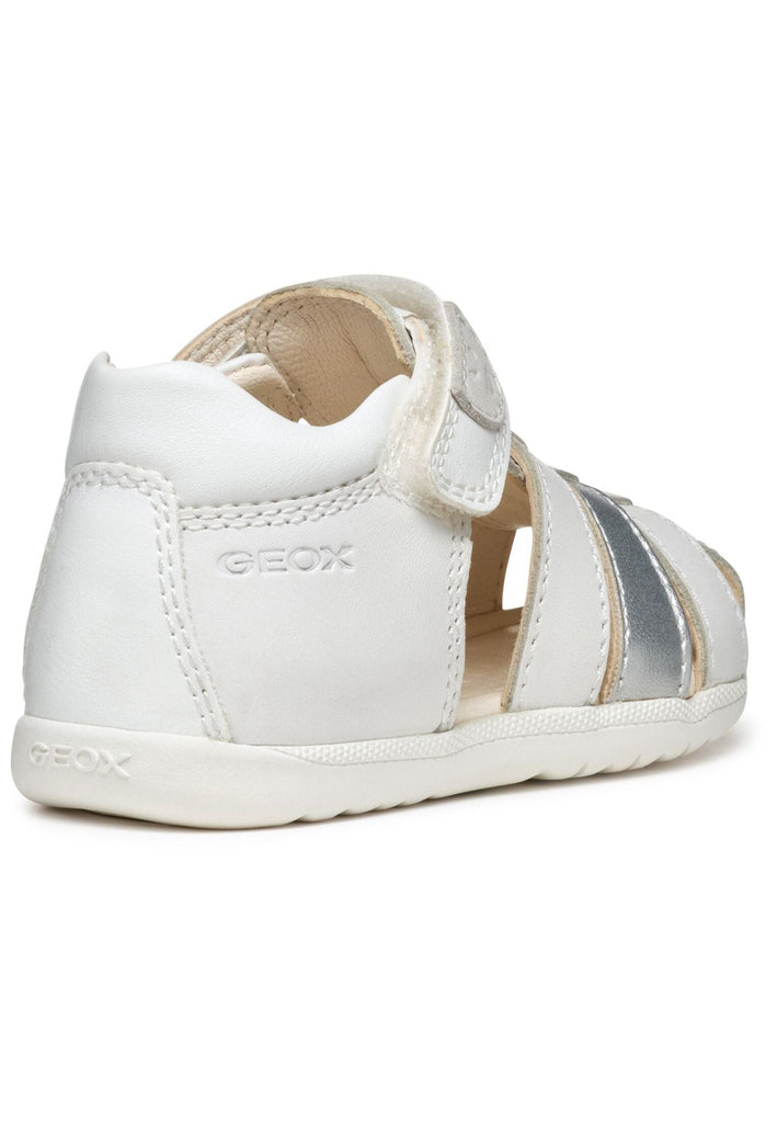 Geox Halbschuhe Leder/Synthetik Weiß