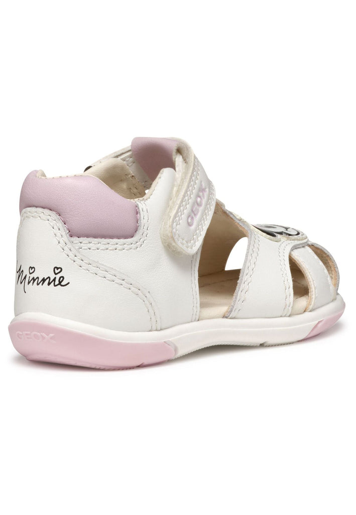 Geox Halbschuhe Leder/Synthetik Weiß/Pink
