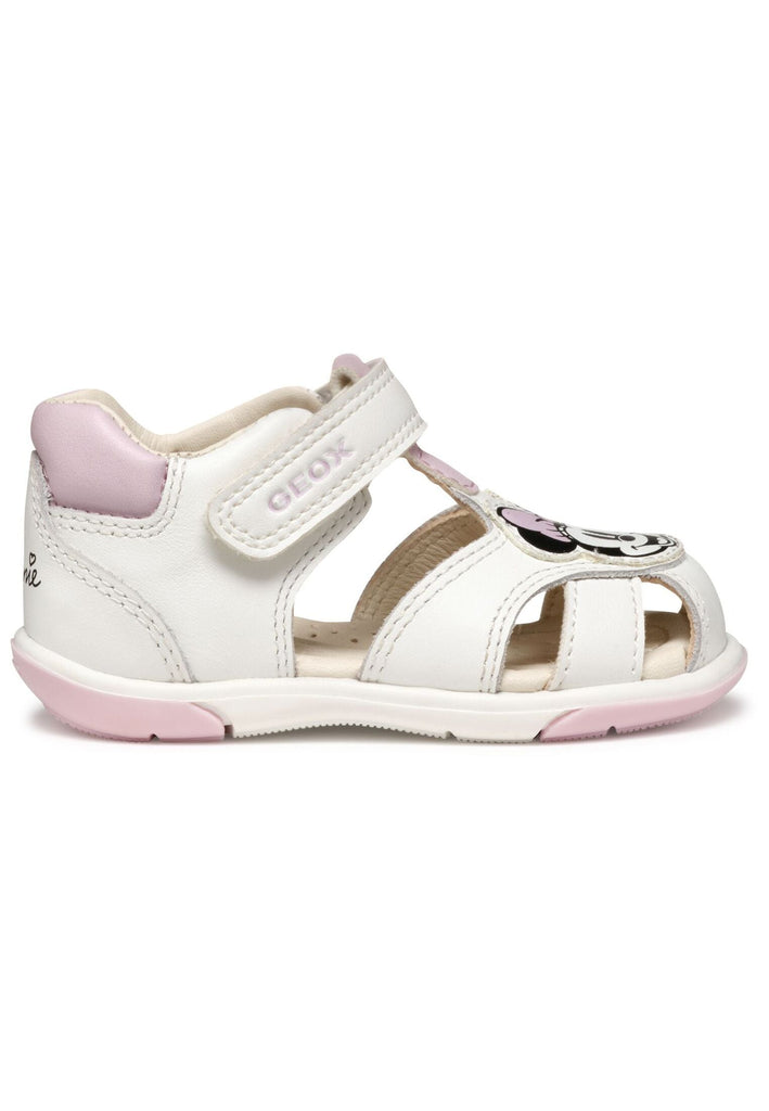 Geox Halbschuhe Leder/Synthetik Weiß/Pink