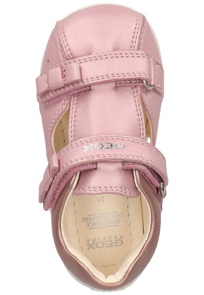 Geox Halbschuhe Leder/Textil Rosa