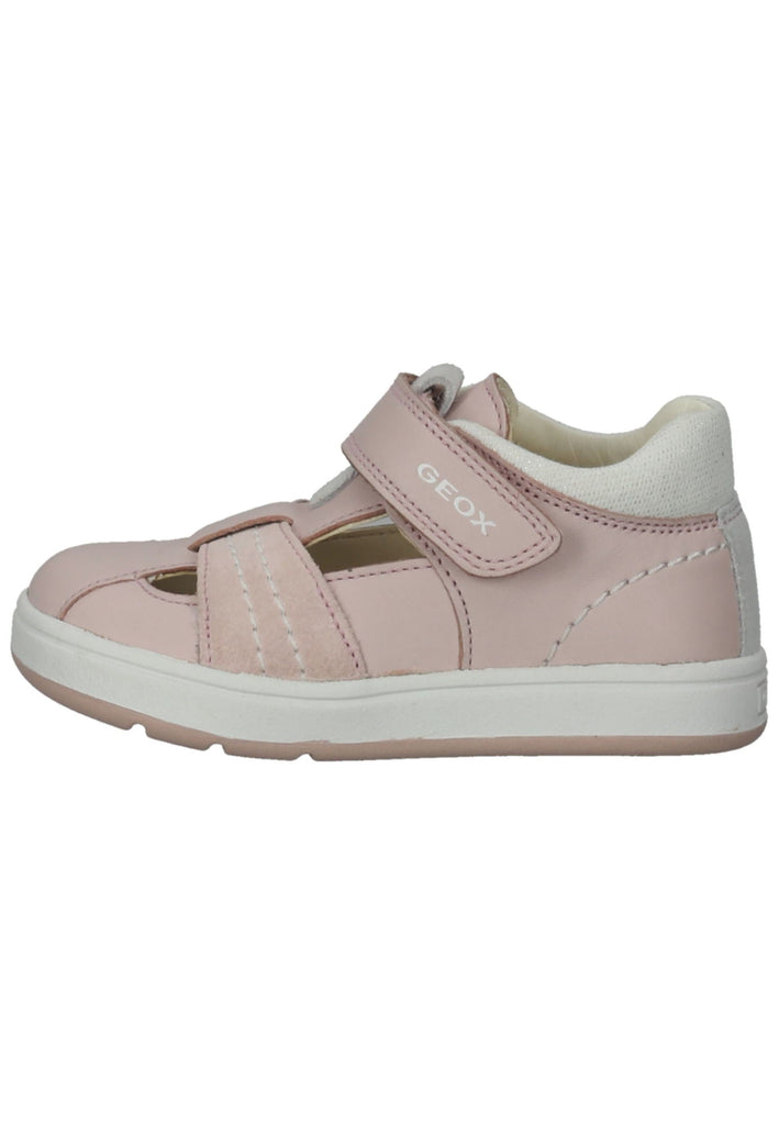 Geox Halbschuhe Leder/Textil Rosa/Weiß