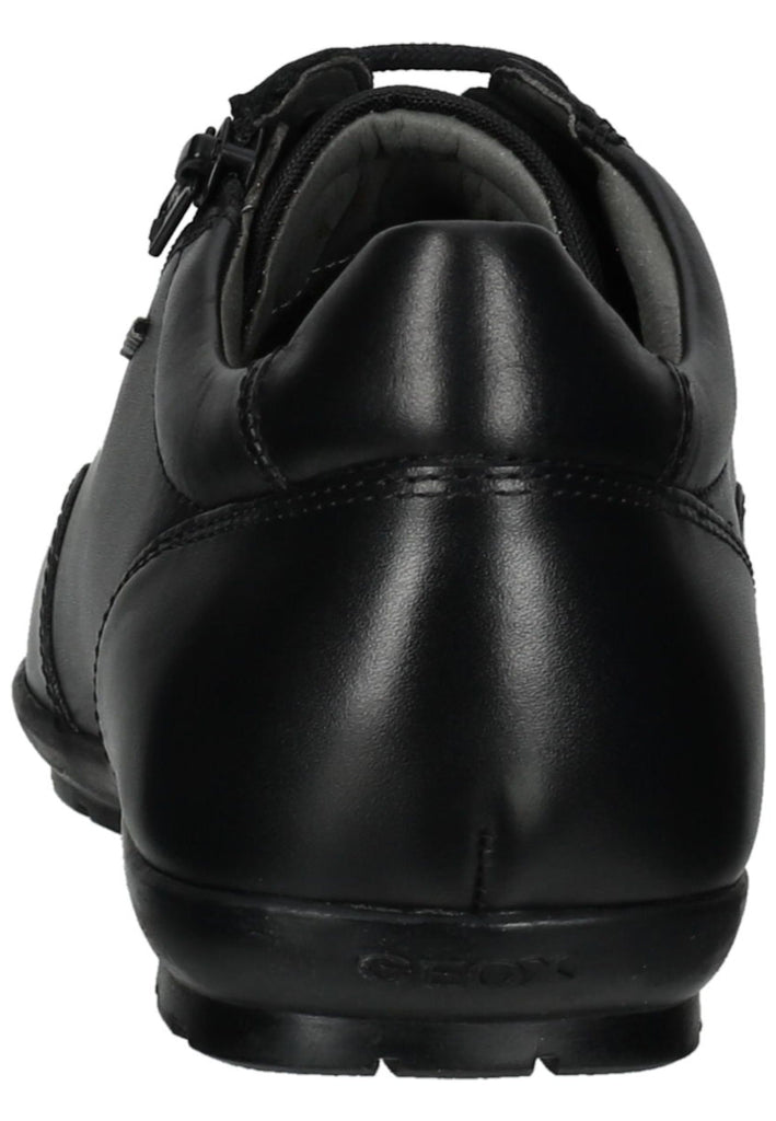 Geox Halbschuhe Leder/Textil Schwarz