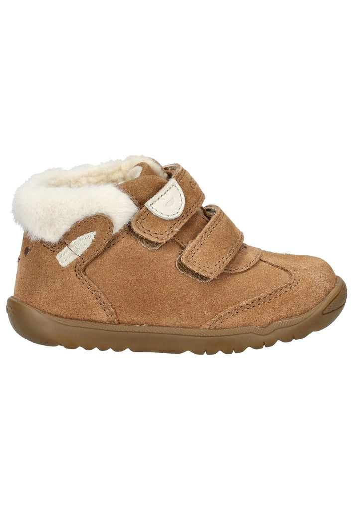 Geox Halbschuhe Leder/Textil Whisky Warmfutter
