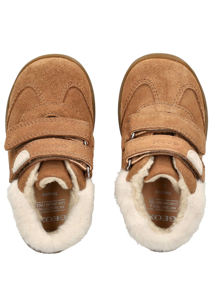 Geox Halbschuhe Leder/Textil Whisky Warmfutter