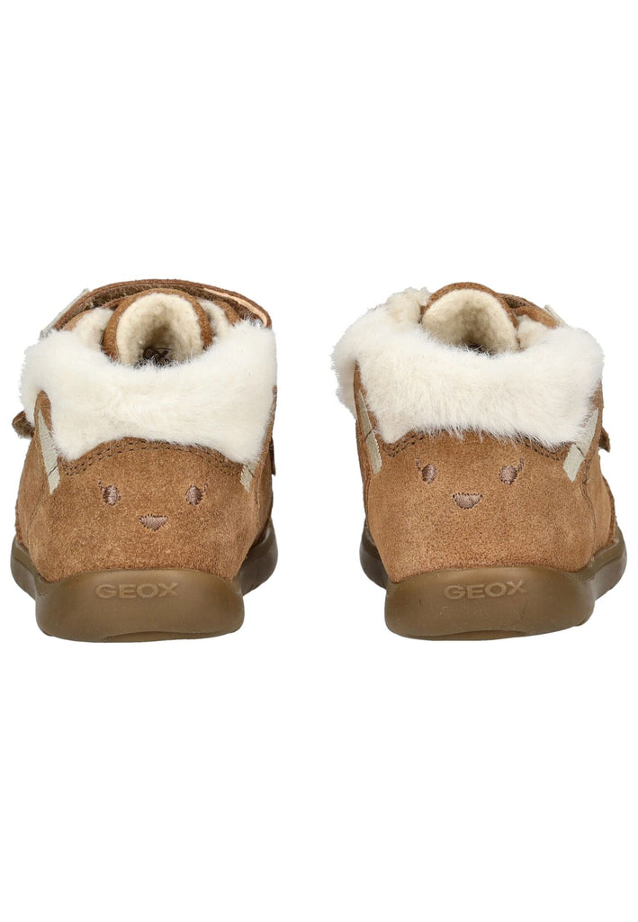 Geox Halbschuhe Leder/Textil Whisky Warmfutter