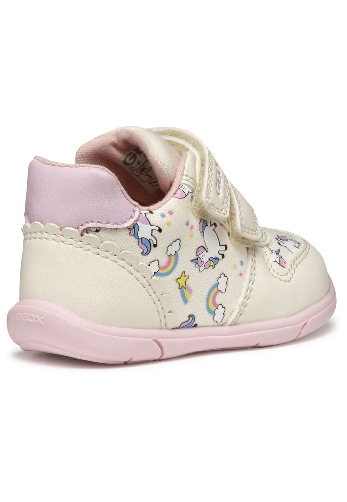 Geox Halbschuhe Lederimitat/Textil Ivory