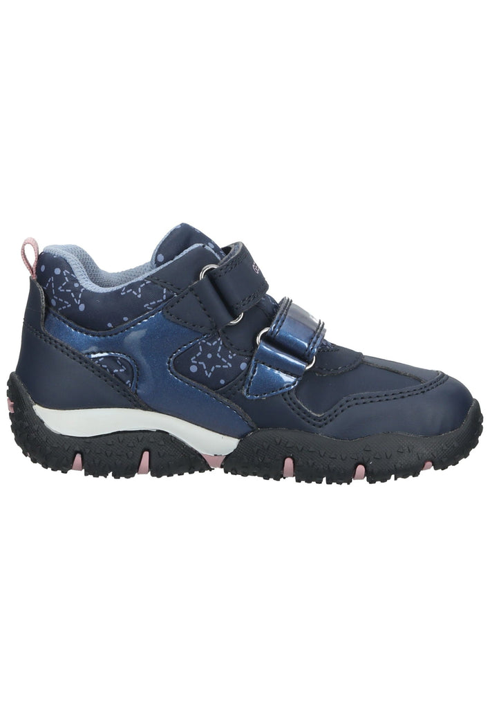 Geox Halbschuhe Lederimitat/Textil Navy/Pink