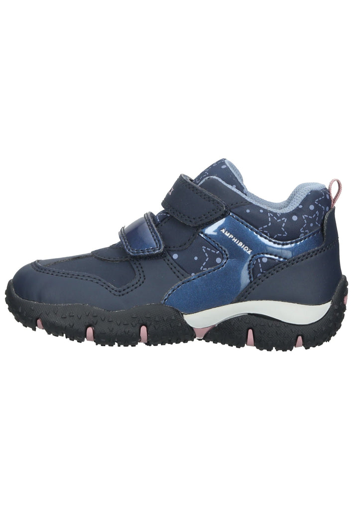 Geox Halbschuhe Lederimitat/Textil Navy/Pink