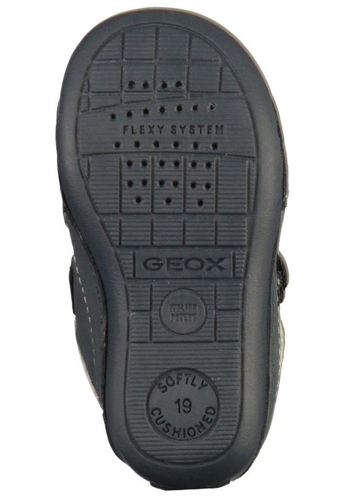 Geox Halbschuhe Nubukleder Navy/Weiß