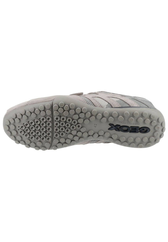 Geox Halbschuhe Veloursleder/Mesh Beige/Grau