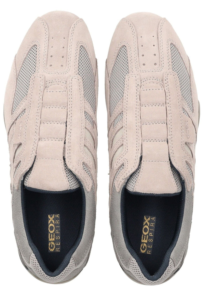 Geox Halbschuhe Veloursleder/Mesh Beige/Grau