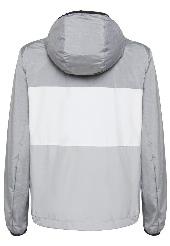 Geox Jacken 100% Polyester Grau/Weiß