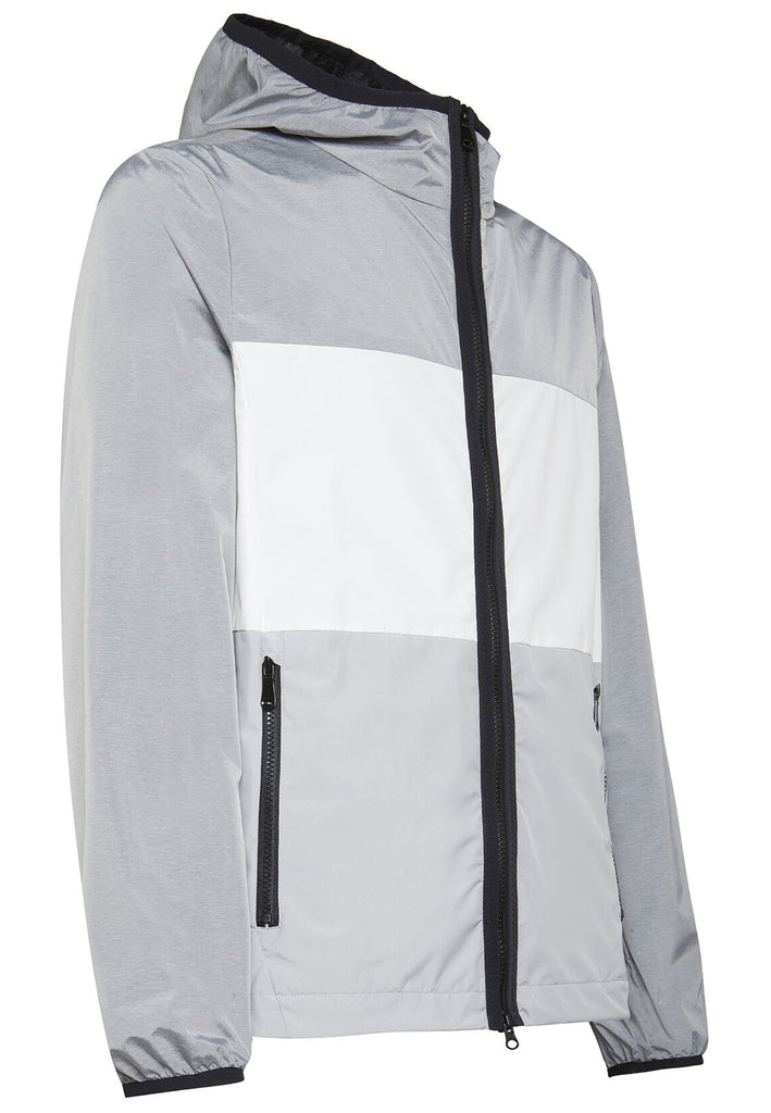 Geox Jacken 100% Polyester Grau/Weiß