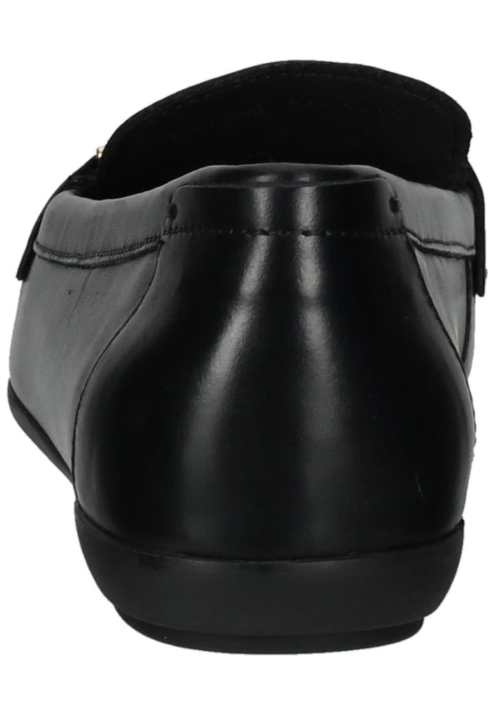 Geox Mokassin Glattleder Schwarz