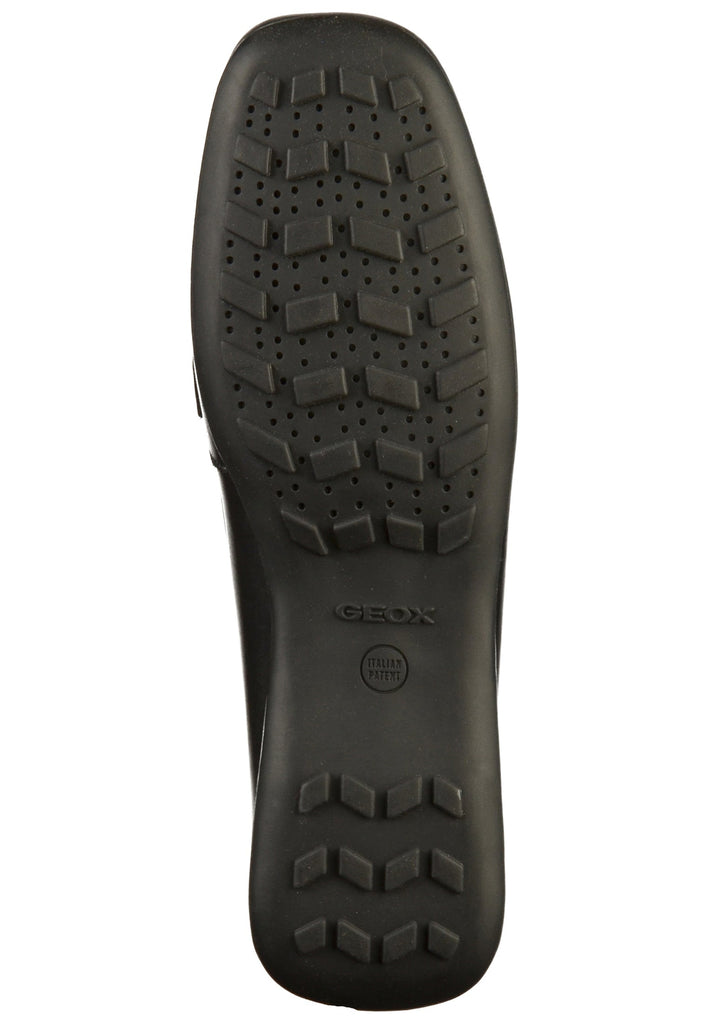 Geox Mokassin Glattleder Schwarz