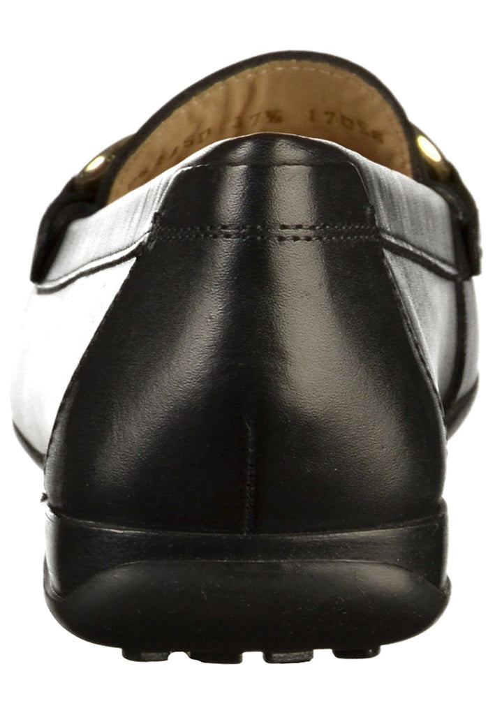 Geox Mokassin Glattleder Schwarz