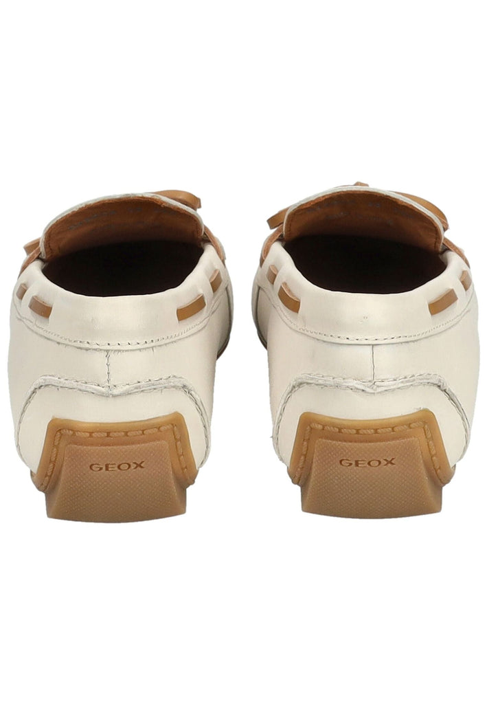 Geox Mokassin Leder Beige/Braun