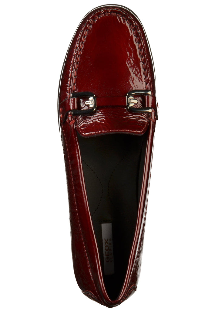 Geox Mokassin Leder Bordeaux