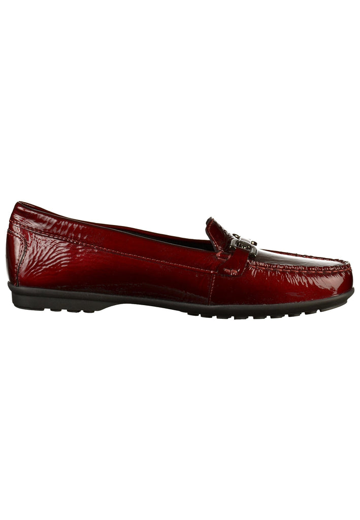 Geox Mokassin Leder Bordeaux