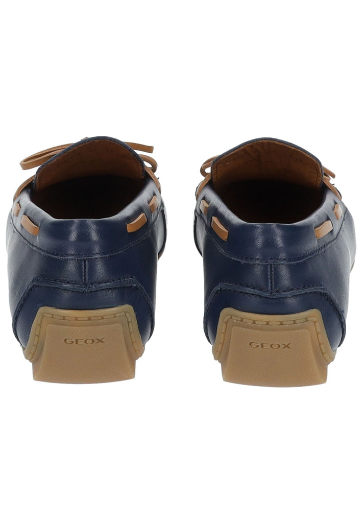 Geox Mokassin Leder Braun/Navy