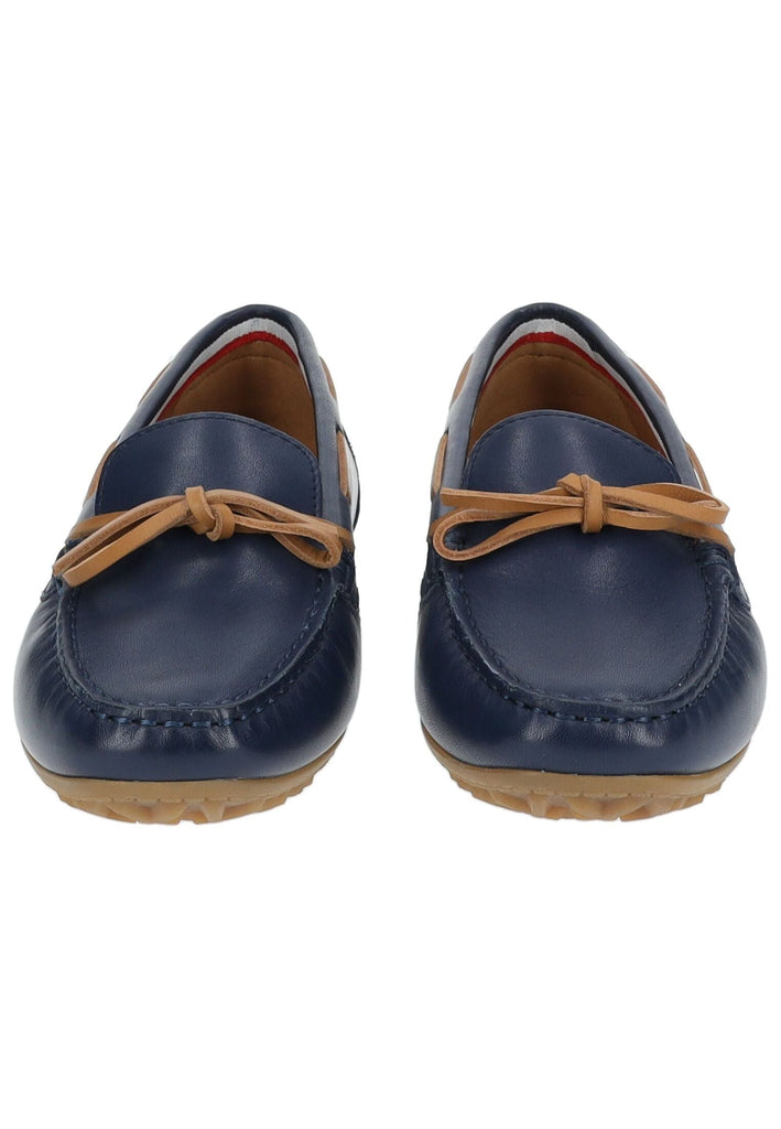 Geox Mokassin Leder Braun/Navy