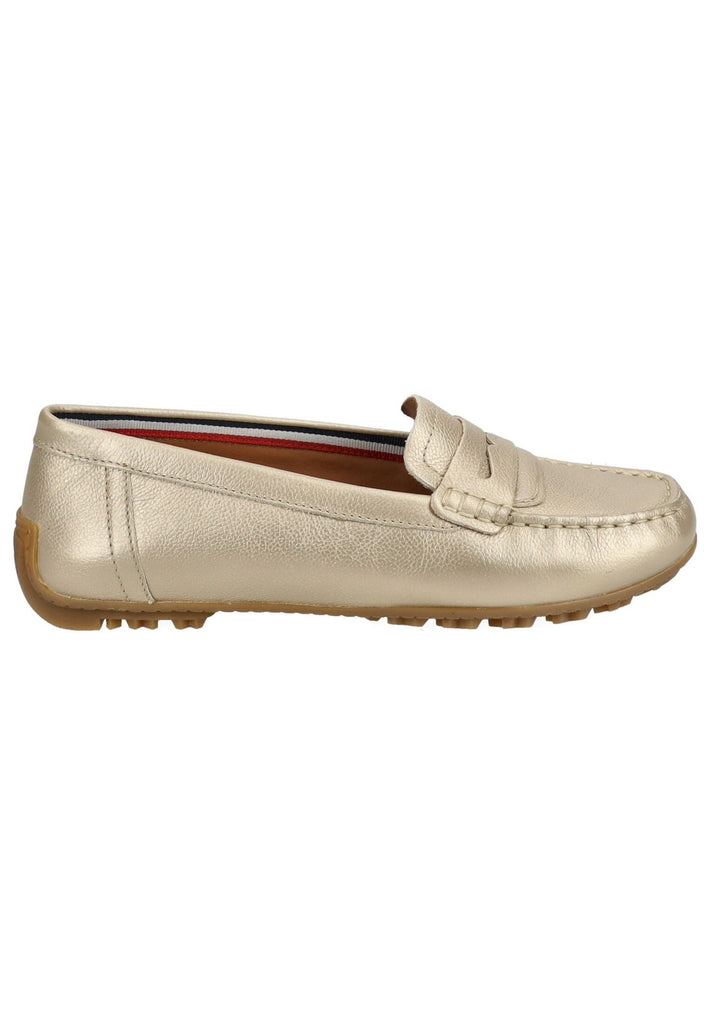 Geox Mokassin Leder Hellgold