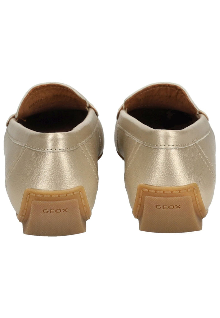 Geox Mokassin Leder Hellgold