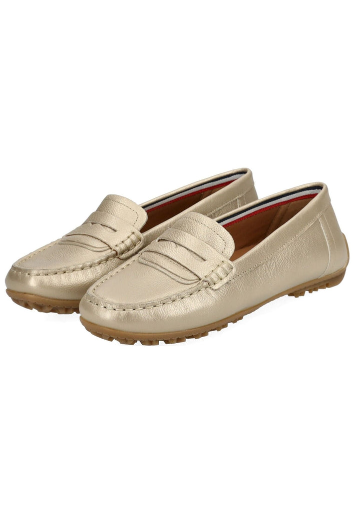 Geox Mokassin Leder Hellgold