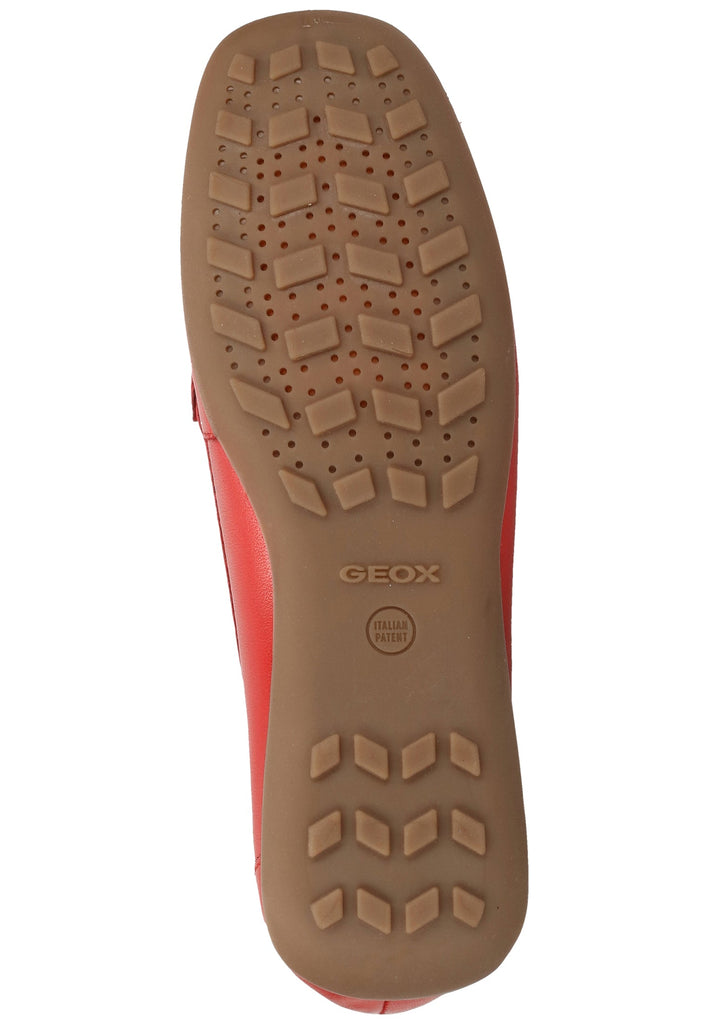 Geox Mokassin Leder Rot