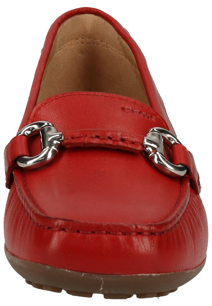 Geox Mokassin Leder Rot