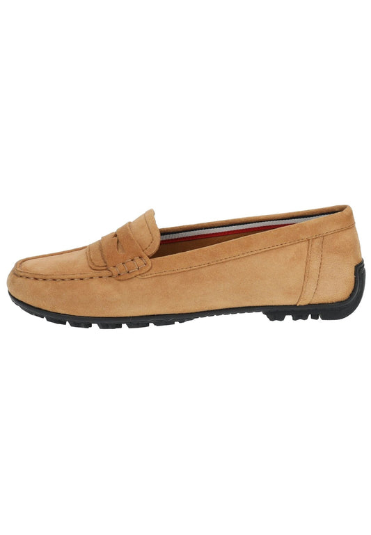 Geox Mokassin Veloursleder Camel