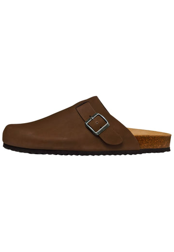 Pantoletten Geox Pantoletten Nubukleder Braun