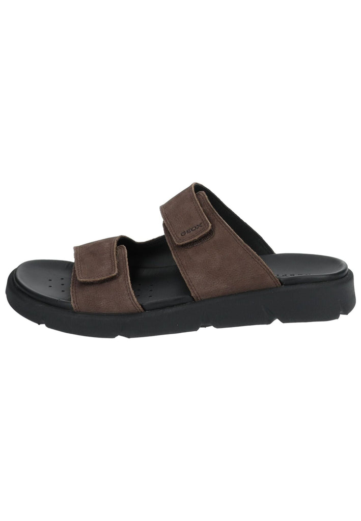Geox Pantoletten Leder Coffee