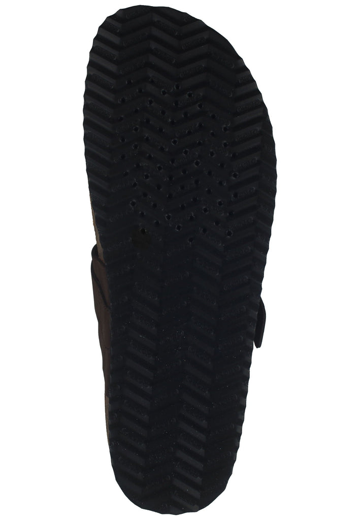 Geox Pantoletten Lederimitat Braun