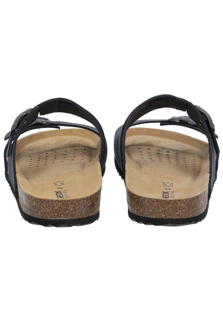 Geox Pantoletten Nubukleder Navy