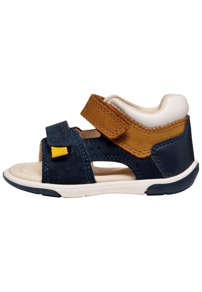 Sandalen Geox Sandalen Leder/Synthetik Blau/Braun