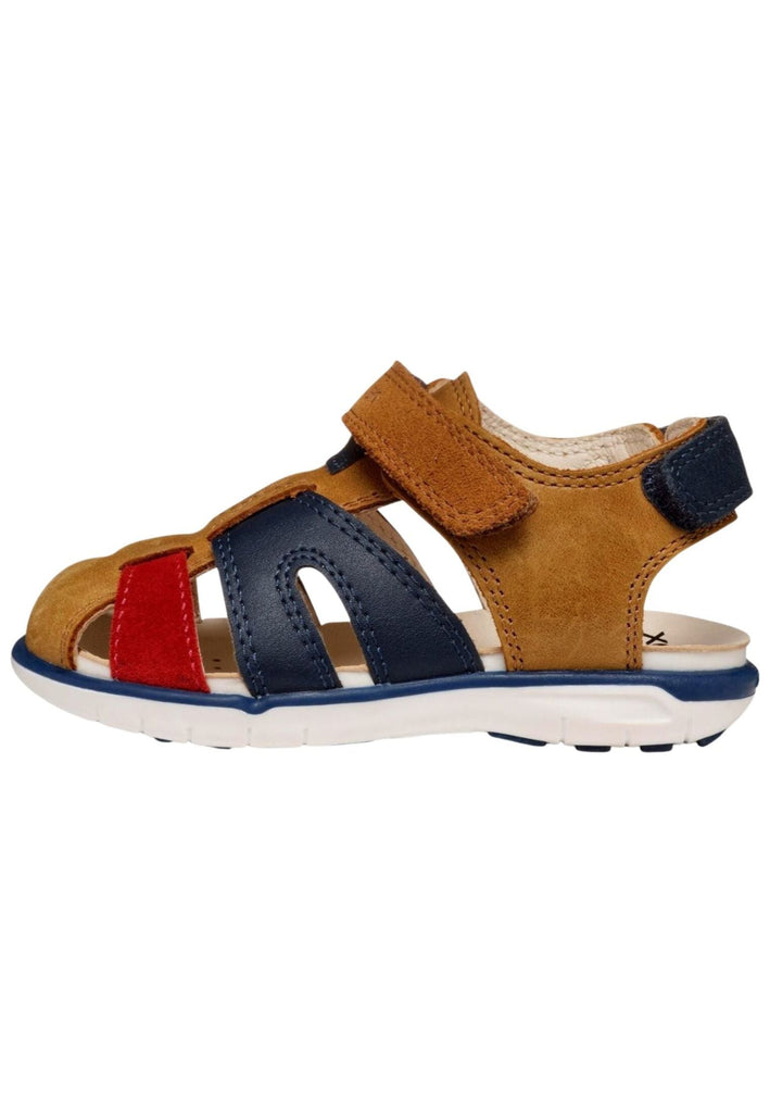 Sandalen Geox Sandalen Leder/Synthetik Braun/Rot