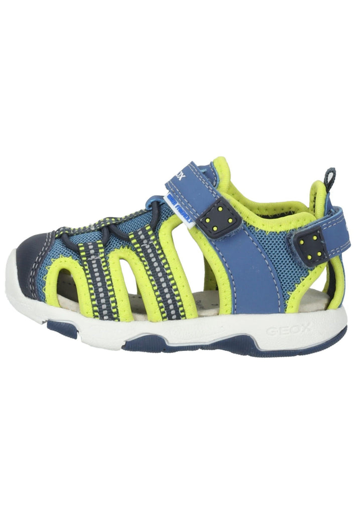 Sandalen Geox Sandalen Lederimitat/Mesh Blau/Lime