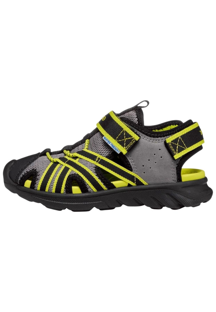 Sandalen Geox Sandalen Lederimitat/Mesh Grau/Gelb
