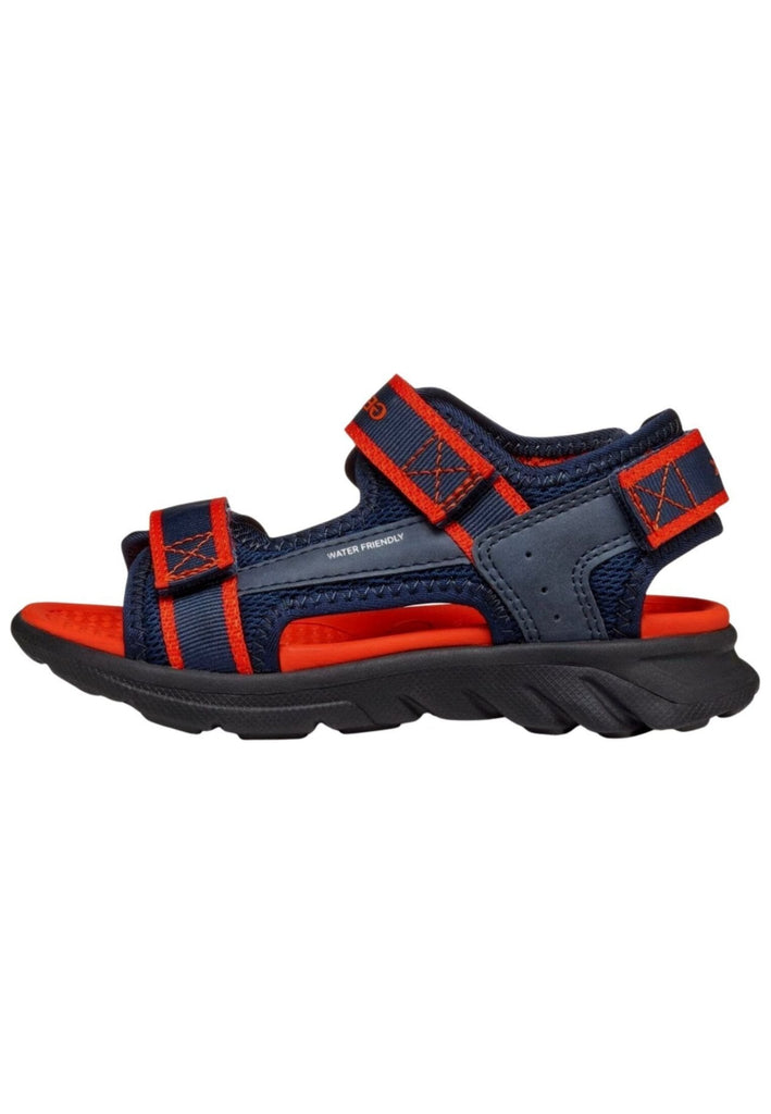 Sandalen Geox Sandalen Lederimitat/Mesh Navy/Rot